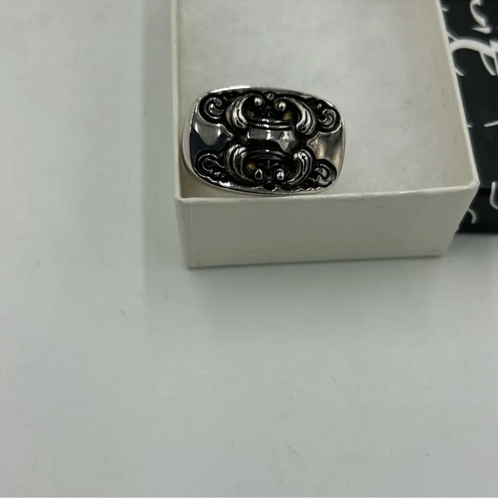 Chrome hearts, 950 sterling silver ring size 7. Unisex.